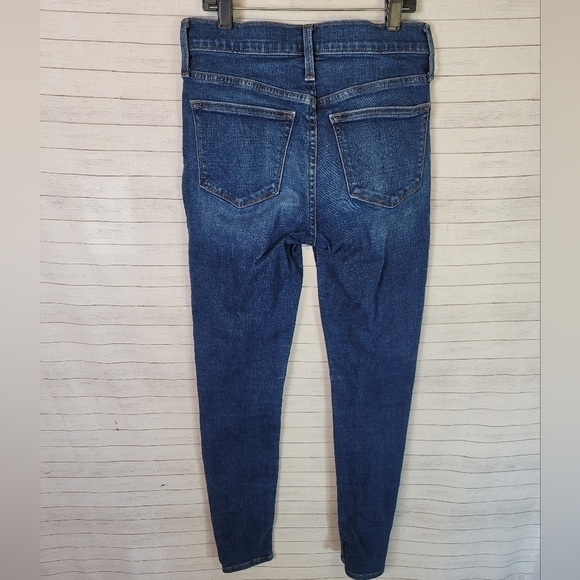 J.CREW 10" HIGH RISE SKINNY BUTTON FRONT JEANS, SZ 26T - Picture 5 of 7